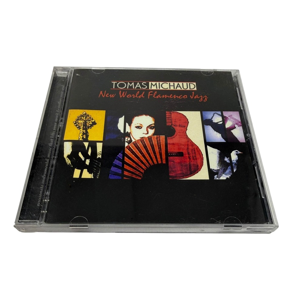 Tomas Michaud New World Flamenco Jazz‎ CD Signed Autographed 2004 Starland Music